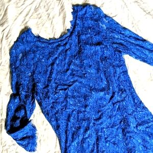 Zero Lace Detail Dress Fully Lined 3/4 Sleeve